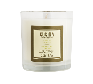 Cucina bougie parfumée Coriandre et Olivier, 220 g