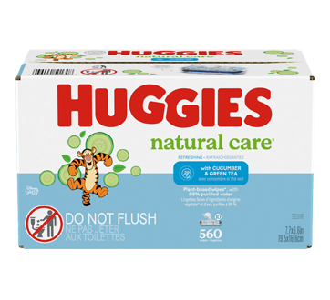 Natural Care Refreshing Lingettes Pour Bebes 560 Unites Parfume Huggies Lingette Humide Jean Coutu