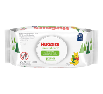 Natural Care Lingettes Pour Bebes Pour Peau Sensible 56 Unites Non Parfume Huggies Lingette Humide Jean Coutu