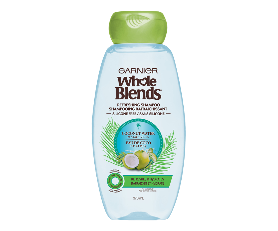 Whole Blends shampooing à l'eau de coco et à l'aloe vera, 370 ml