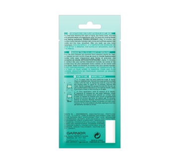 Image 2 du produit Garnier - Skinactive bombe à l'humidité masque sachet pour les yeux avec eau de coco, 6 g