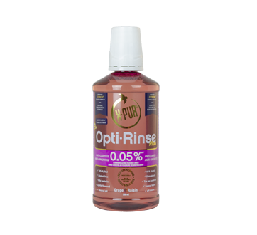 Opti-Rinse plus fluorure à 0,05 %, 500 ml, raisin