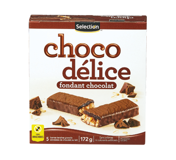 Image du produit Selection - Choco Délice barres tendres granola, 172 g, fondant chocolat