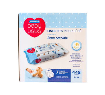 Lingettes Pour Bebe Peau Sensible 448 Unites Personnelle Bebe Lingette Humide Jean Coutu