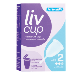 Liv Cup coupe menstruelle, taille 2, 1 unité