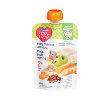 Puree Pour Bebe 8 Mois 128 Ml Poulet Fruite Personnelle Bebe Aliments Et Jus Jean Coutu