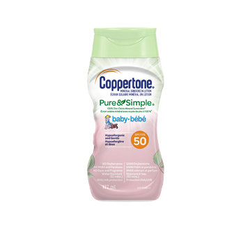 Pure & Simple écran solaire minéral en lotion FPS 50, 177 ml, bébés