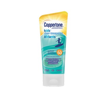 Écran solaire bleu clair pour enfants FPS 50, 148 ml