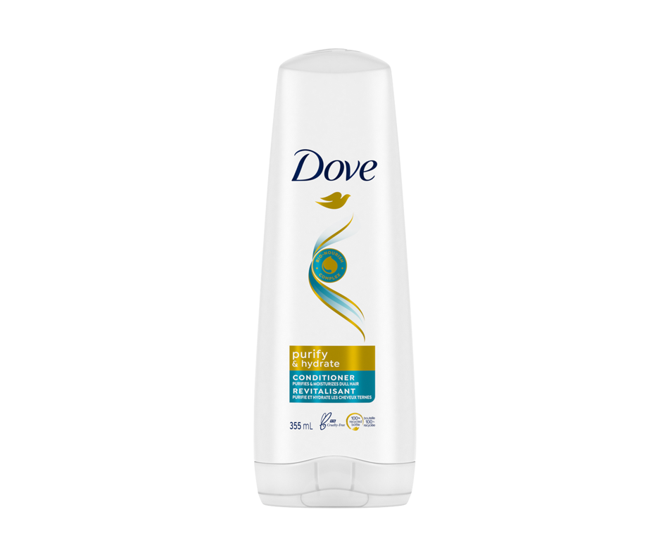Purify & Hydrate revitalisant, 355 ml Dove Régulier Jean Coutu