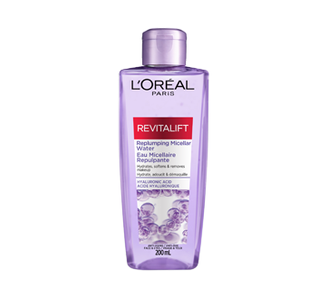 Image du produit L'Oréal Paris - Revitalift eau micellaire repulpante avec acide hyaluronique, 200 ml
