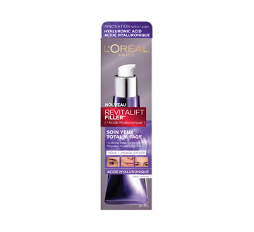 Image 1 du produit L'Oréal Paris - Revitalift Filler crème pour les yeux, 30 ml
