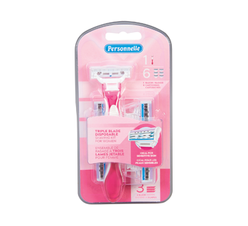 Image 2 du produit Personnelle - Rasoir hybride 3 lames, 1 + 6 unités/1 + 6 units