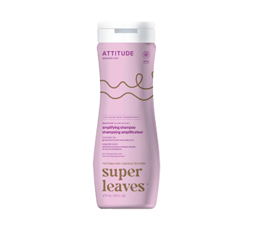 Image du produit Attitude - Super Leaves shampoing amplificateur de boucles, 473 ml, huile de coco