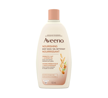 Gel nettoyant nourrissant avoine prébiotique et huile d'amande, 532 ml
