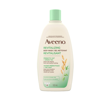 Image du produit Aveeno - Gel nettoyant revitalisant avoine prébiotique et thé vert, 532 ml