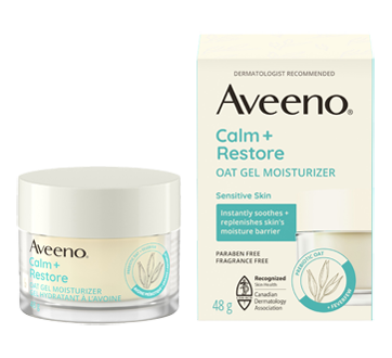 Calm+Restore gel hydratant à l'avoine, 48 g