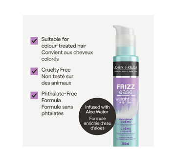 Image 5 du produit John Frieda - Frizz Ease Weightless Wonder crème lissante, 100 ml