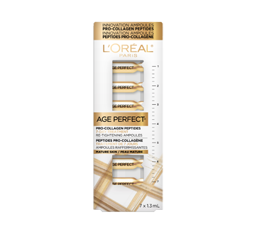 Image du produit L'Oréal Paris - Age perfect peptides pro-collagène ampoules raffermissantes traitement de 7 jours, 7 x 1 ml