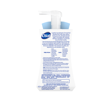 Image 2 du produit Dial - Clean + Gentle mousse à mains, 221 ml, sans parfum