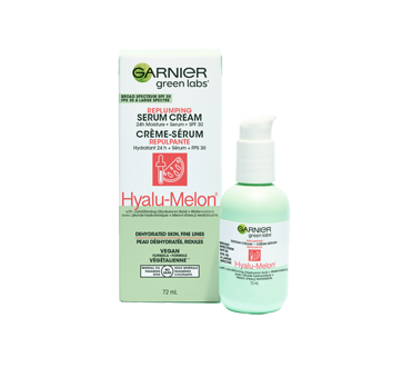 Image du produit Garnier - Green Labs crème-sérum repulpante hyalu-melon FPS 30, 72 ml