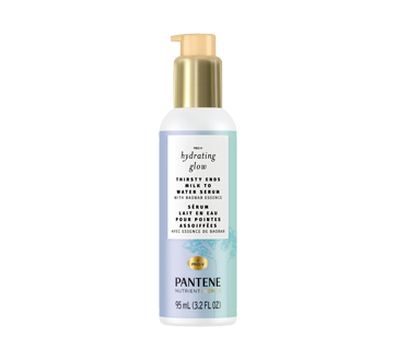 Image du produit Pantene - Éclat hydratant sérum capillaire lait en eau essence de baobab pointes assoiffées, 95 ml