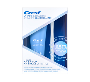 Émulsions blanchissantes avec applicateur en tige, traitement blanchissant pour les dents sans rinçage, 120 ml