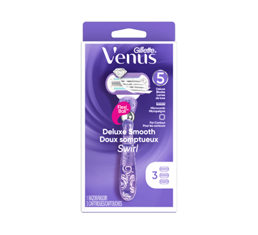 Image du produit Gillette - Venus Doux Somptueux Swirl pour femmes manche de rasoir et cartouches de rechange, 1 unité