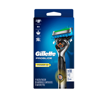 ProGlide Power pour hommes rasoir manche avec cartouche de rechange, 2 unités