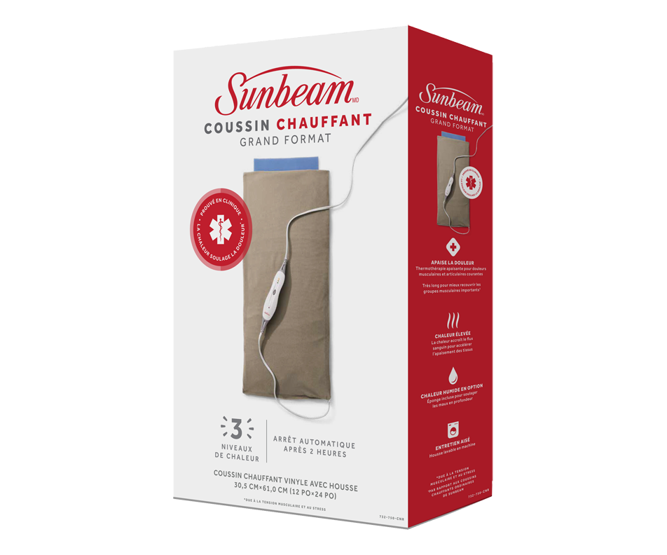 Coussin chauffant de très grande taille, 1 unité, 2102233 Sunbeam
