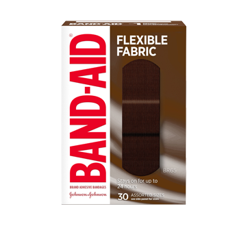 Image 2 du produit Band-Aid - Pansements tissu flexible BR65, 30 unités