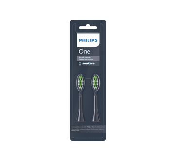 Image 1 du produit Philips - One by Sonicare têtes de brosse, 2 unités, minuit