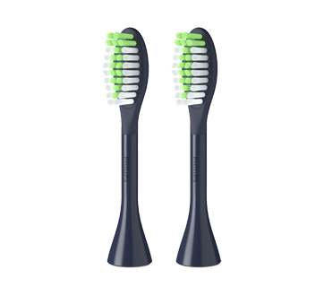 One by Sonicare têtes de brosse, 2 unités, minuit – Philips