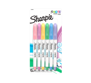 Image du produit Sharpie - S-Note marqueur créatif, 6 unités