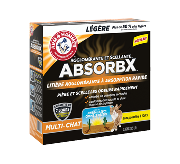 Image 2 du produit Arm & Hammer - Litière agglomérante et scellante AbsorbX, 8,5 L