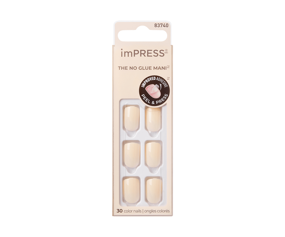 imPRESS Color PressOn Manicure ongles colorés, 30 unités Kiss Faux