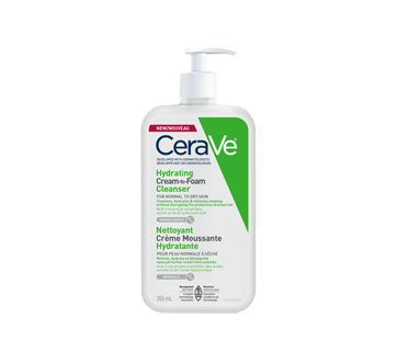 Image du produit CeraVe - Nettoyant crème moussante hydratante, 355 ml