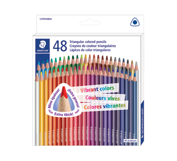 Crayon De Couleur Triangulaire 48 Unites Staedtler Crayons De Couleur Jean Coutu