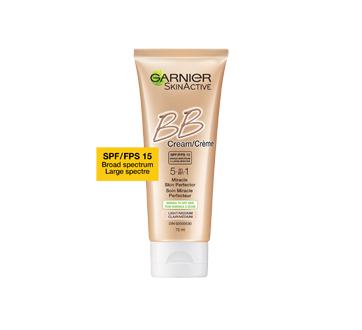 Image 2 du produit Garnier - SkinActive crème BB 5-en-1 pour peau normale à sèche FPS 15, 75 ml, teint clair à médium