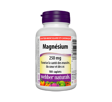 Image du produit Webber Naturals - Magnésium 250 mg caplets, 210 unités