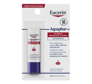 Aquaphor bâton réparateur à lèvres pour lèvres sèches, craquelées ou gercées, 4.8 g
