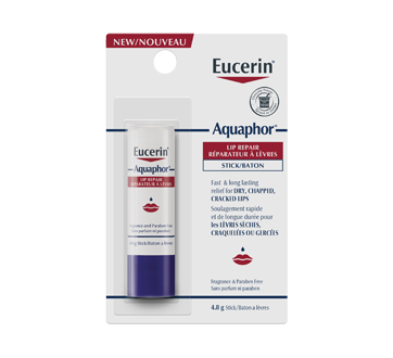 Aquaphor bâton réparateur à lèvres pour lèvres sèches, craquelées ou gercées, 4.8 g