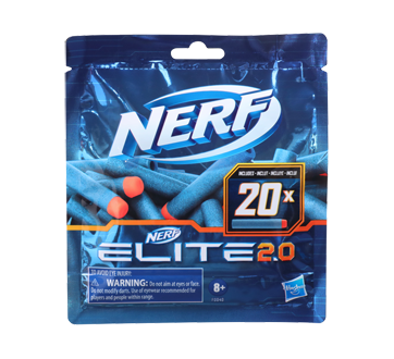 Image 1 du produit Nerf - Nerf Elite 2.0 recharge de fléchettes, 20 unités