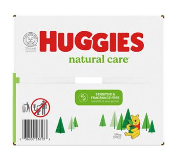 Image 5 du produit Huggies - Natural Care lingettes pour bébés pour peau sensible, non parfumées, 624 unités