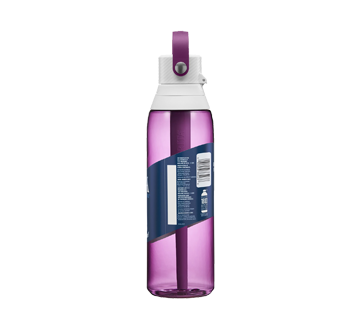 Système de filtration d'eau en bouteille haut de gamme à double paroi  isolante en acier inoxydable de Brita®, de couleur rose et d'une capacité  de 591 mL avec 1 filtre Système de