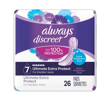 Image du produit Always - Discreet protection suprême ultra serviettes d'incontinence et de post-partum, 26 unités/26 units