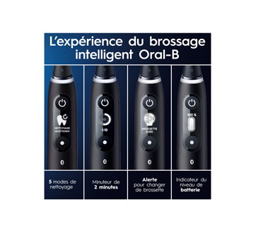 Image 6 du produit Oral-B - iO Series 7 brosse à dents électrique avec brossettes onyx noir, 1 unité