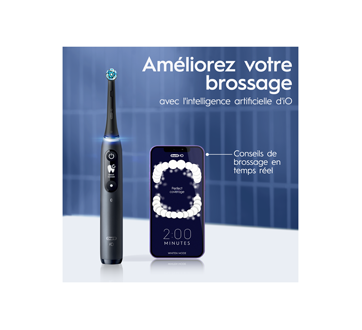 Image 9 du produit Oral-B - iO Series 7 brosse à dents électrique avec brossettes onyx noir, 1 unité