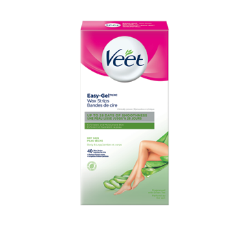 Bandelettes de cire easy-gel, corps et jambes, 20 unités