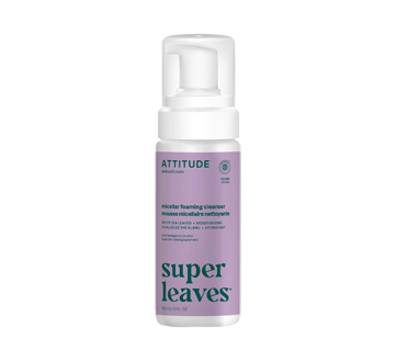 Super Leaves mousse micellaire nettoyante, 150 ml, feuilles de thé blanc