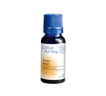 Image du produit Lotus Aroma - Synergie d'huiles essentielles, 15 ml, Festif